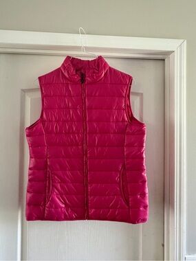 Polar edge Hot Pink Quilted Puffer Vest Womens Large